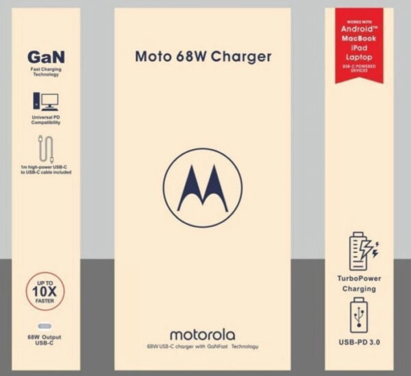 Moto 68W Charger